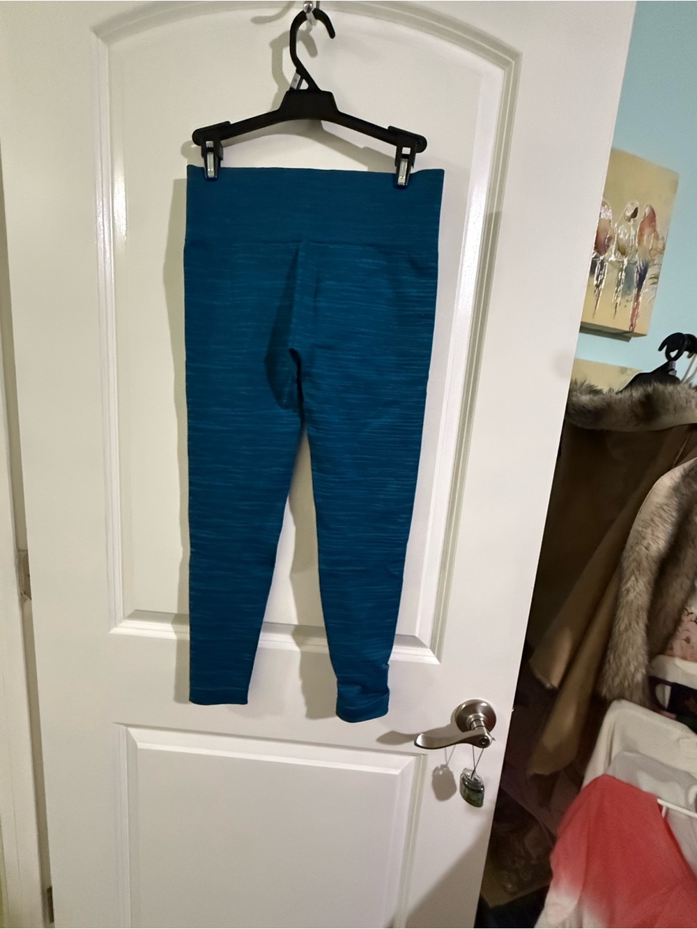 Women Teal Active Leggings - Comfortable Stretch Bottoms